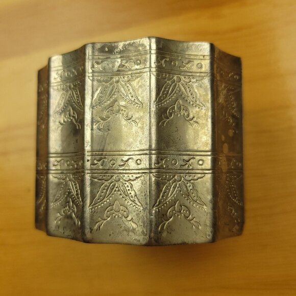 Vintage Godinger Sliver Plate Velvet Lined Trinket Box Jewelry‎ Caddy / Lid 1991 - Picture 10 of 13